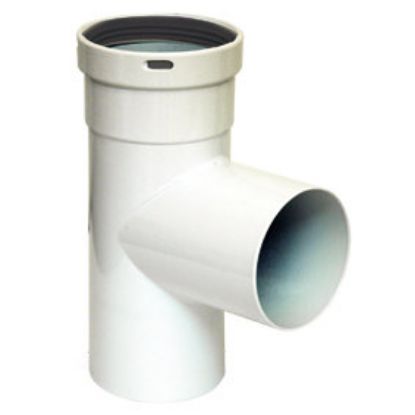Immagine di TEE IN PPS Ø 80 MM M-M-F LINEA COMMERCIALE