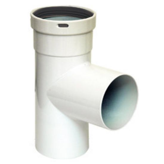 Immagine di TEE IN PPS Ø 80 MM M-M-F LINEA COMMERCIALE