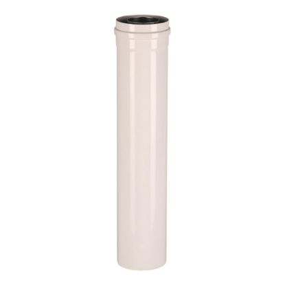 Immagine di PROLUNGA COASSIALE MF Ø 100/60 MM DA CM 100 IN ALLUMINIO LINEA COMMERCIALE