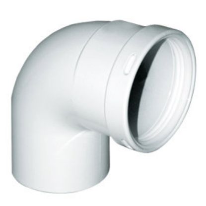 Immagine di CURVA 90^ M/F Ø 60 MM IN ALLUMINIO LINEA COMMERCIALE