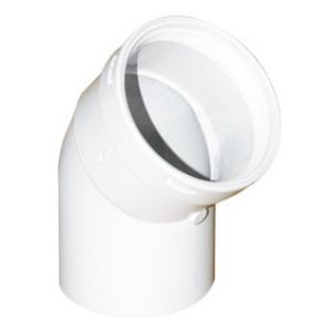 Immagine di CURVA 45^ M/F Ø 60 MM IN ALLUMINIO LINEA COMMERCIALE