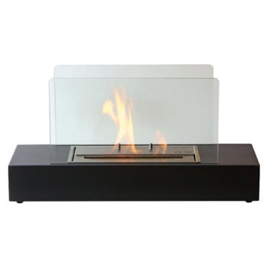 Immagine di BIOCAMINO TAV CREMONA NERO DA TAVOLO TECNO AIR SYSTEM