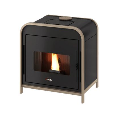 Immagine di STUFA PELLET FRAME³ AIR 9 KW LIGHT BRONZE CADEL
