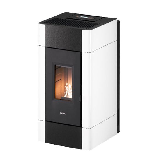 Immagine di STUFA PELLET CRISTAL 9 A+ 8,5 KW BIANCO CADEL