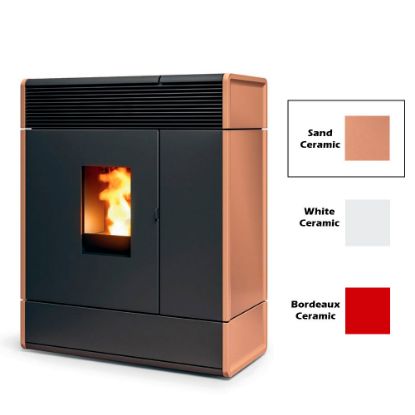 Immagine di RIVESTIMENTO PER TERMOSTUFA A PELLET AKY HYDROMATIC SAND CERAMIC COL 109 MCZ
