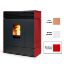 Immagine di RIVESTIMENTO PER TERMOSTUFA A PELLET AKY HYDROMATIC BORDEAUX CERAMIC COL 105 MCZ