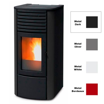 Immagine di RIVESTIMENTO PER TERMOSTUFA A PELLET CLIO HYDRO DARK METAL COL 308 MCZ