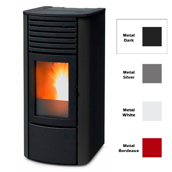 Immagine di RIVESTIMENTO PER TERMOSTUFA A PELLET CLIO HYDRO DARK METAL COL 308 MCZ