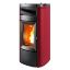 Immagine di RIVESTIMENTO PER STUFA A PELLET MUSA M2 METAL BORDEAUX MCZ