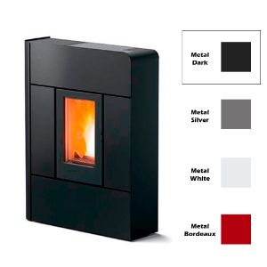 Immagine di RIVESTIMENTO PER STUFA A PELLET RAAM DARK METAL COL 308 MCZ