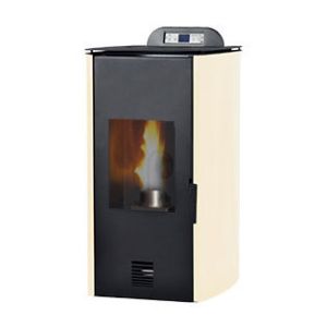 Immagine di TERMO STUFA A PELLET FLORA 12KW AVORIO LAMINOX