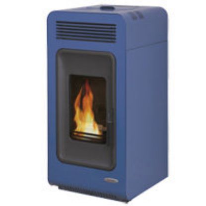 Immagine di STUFA A PELLET PRIMULA 7 KW ACCIAIO BLU LAMINOX