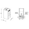 Immagine di STUFA A PELLET ADA AIR 6 KW BORDEAUX LAMINOX