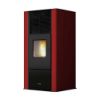 Immagine di TERMO STUFA PELLET ENERGYCA 30S 27,40 KW ACCIAIO VERNICIATO BORDEAUX COLA