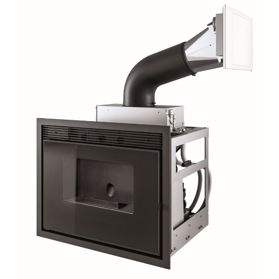 Immagine di TERMOCAMINO PELLET VIVO 90 HYDRO 16 M1 16 KW MCZ