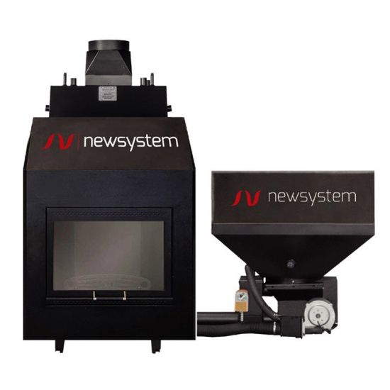 Immagine di TERMOCAMINO POLICOMBUSTIBILE ECO-FIAMMMA 25KW NEWSYSTEM