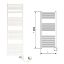 Immagine di LISA 22 TERMOARREDO ELETTRICO L.450 MM H.1160 MM 500 WATT BIANCO RAL 9010 CORDIVARI