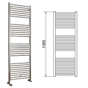 Immagine di LISA 22 TERMOARREDO L.450 MM H.1385 MM INTERASSE 400 MM CROMATO CORDIVARI