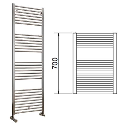 Immagine di LISA 22 TERMOARREDO L.600 MM H.700 MM INTERASSE 550 MM CROMATO CORDIVARI