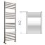 Immagine di LISA 22 TERMOARREDO L.500 MM H.700 MM INTERASSE 450 MM CROMATO CORDIVARI