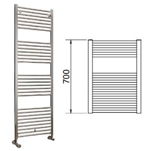Immagine di LISA 22 TERMOARREDO L.450 MM H.700 MM INTERASSE 400 MM CROMATO CORDIVARI