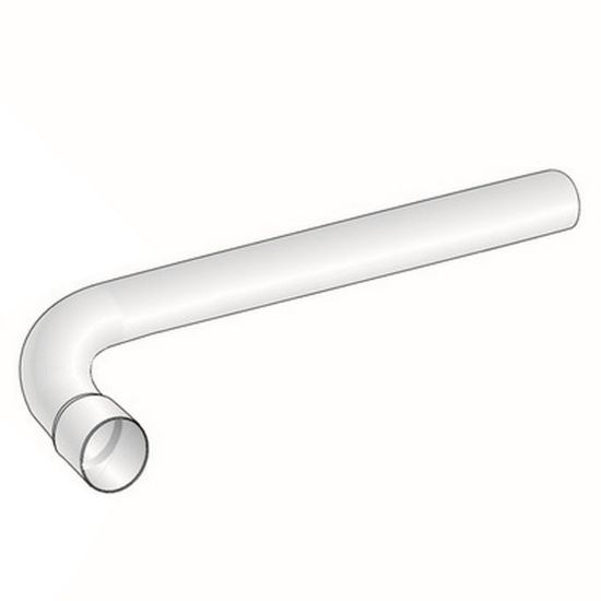 Immagine di TUBO CON CURVA Ø 35 MM 1 BICCHIERE 1 MT FONDITAL