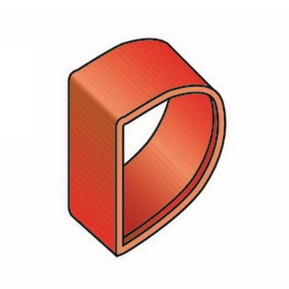 Immagine di GUARNIZIONE TUBO SCARICO MEZZA LUNA Ø 35 MM FONDITAL