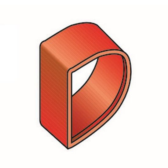 Immagine di GUARNIZIONE TUBO SCARICO MEZZA LUNA Ø 35 MM FONDITAL