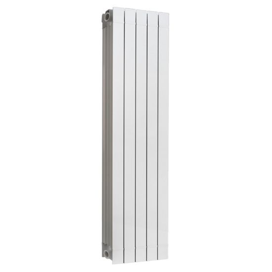 Immagine di BATTERIA 5 ELEMENTI ALLUMINIO ESTRUSO GARDA S90 INT.1600 MM SP.90 MM BIANCO FONDITAL
