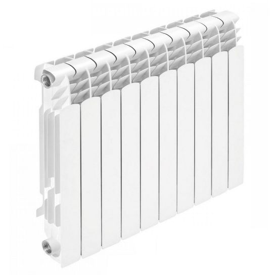 Immagine di BATTERIA 10 ELEMENTI IN ALLUMINIO PROTEO INT.600 MM SP.100 MM FERROLI