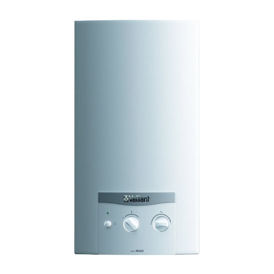 Immagine di SCALDACQUA A GAS ATMOMAG LOW NOX MINI 114/1 BATTERIA GPL CAMERA APERTA VAILLANT