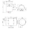Immagine di SCALDACQUA THERMO ELETTRICO SX 80 LT ORIZZONTALE PRO R80HTS (2 ANNI) ARISTON