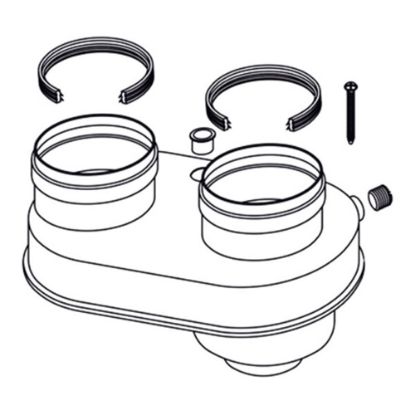 Immagine di SDOPPIATORE Ø 80/80 MM PER SCALDACQUA INFINITY 11-14-17 NEW RINNAI