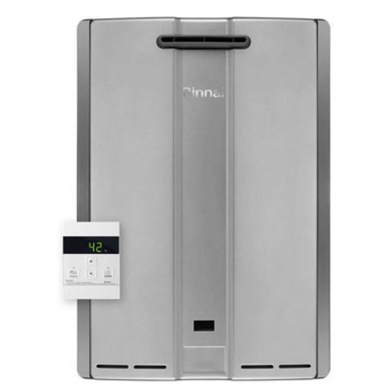 Immagine di SCALDACQUA A GAS INFINITY LT 32 DA ESTERNO MET. RINNAI