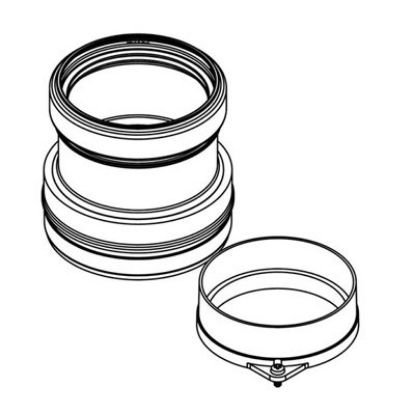 Immagine di KIT SDOPPIATO D 80 MULTIBRAND PER CALDAIA A CONDENSAZIONE MYNUTE x - CIAO x BERETTA