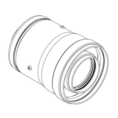 Immagine di KIT ADATTATORE ATTACCO VERTICALE Ø 60/100 MM PER CALDAIA BERETTA