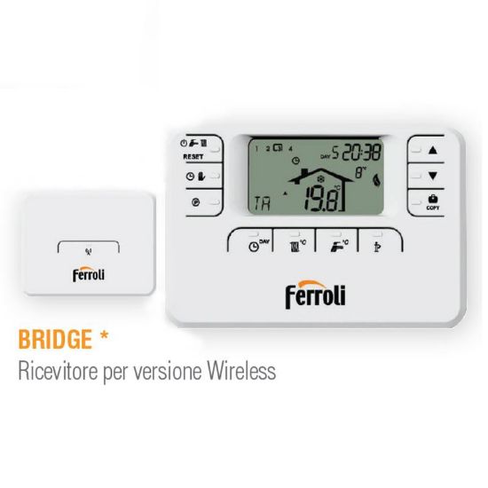 Immagine di ROMEO W RF COMANDO REMOTO WIRELESS PROGRAMMA SETTIMANALE FERROLI