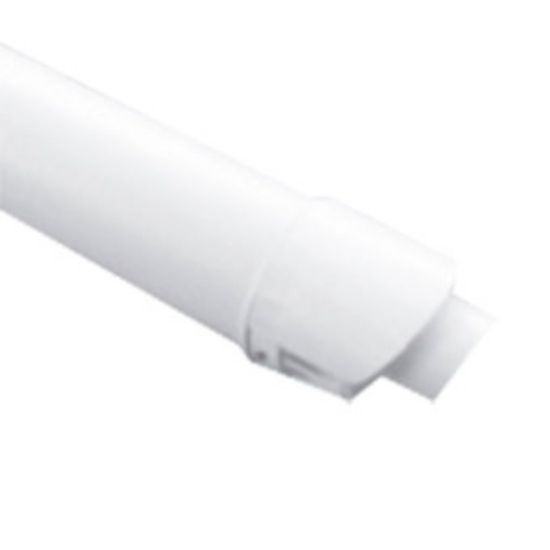 Immagine di TUBO COASSIALE CON TERMINALE Ø 60/100 PPS BIANCO CM 100 PER CALDAIA FERROLI
