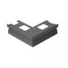 Immagine di ANGOLO ESTERNO PROFILO T + GOCCIOLATOIO ANTRACITE ALTEZZA 10 MM