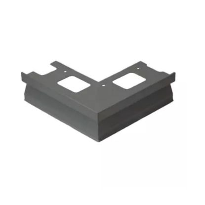 Immagine di ANGOLO ESTERNO PROFILO T + GOCCIOLATOIO ANTRACITE ALTEZZA 10 MM