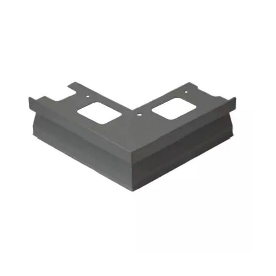 Immagine di ANGOLO ESTERNO PROFILO T + GOCCIOLATOIO ANTRACITE ALTEZZA 10 MM