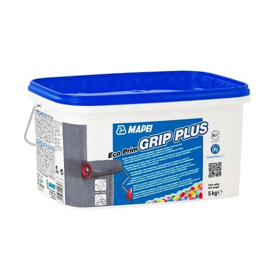 Immagine di PRIMER ECO PRIM GRIP PLUS IMPIEGO UNIVERSALE PER PARETI E PAVIMENTI INTERNI ED ESTERNI FUSTO DA 5 KG MAPEI
