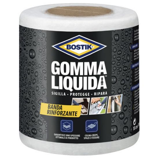 Immagine di BANDA RINFORZO PER GOMMA LIQUIDA ALTEZZA 10 CM x 10 MT BOSTIK