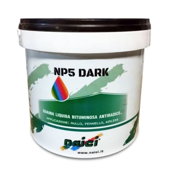 Immagine di GUAINA LIQUIDA NERA KG 5 A LATTA NAICI