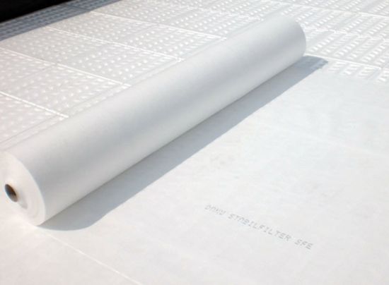 Immagine di TESSUTO NON TESSUTO IN POLIESTERE SPESSORE 1,1 MM ALTEZZA 2 MT ROTOLO DA 100 MQ