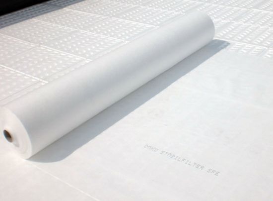 Immagine di TESSUTO NON TESSUTO IN POLIESTERE SPESSORE 1,1 MM ALTEZZA 1 MT ROTOLO DA 50 MQ