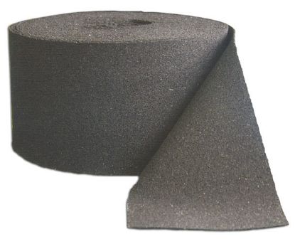 Immagine di FASCIA SOTTOMURO IN GOMMA ALTA 15 CM SPESSORE 3 MM ROTOLO DA 15 MT N.D.A.