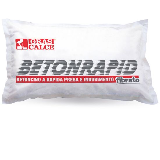 Immagine di BETONCINO BETONRAPID PREDOSATO A RAPIDA PRESA E INDURIMENTO SACCO DA 25 KG LECA