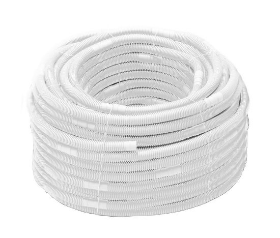 Immagine di TUBO CORRUGATO IN POLIETILENE PER SCARICO CONDENSA Ø 16/18 MM ROTOLO DA 50 MT