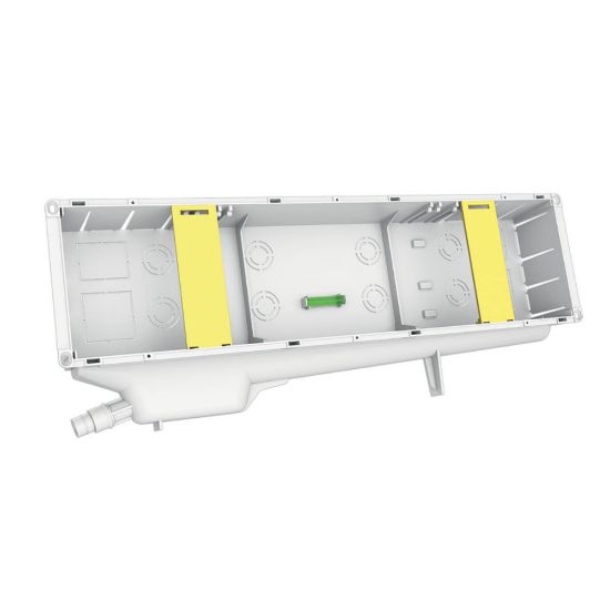 Immagine di CASSETTA PREDISPOSIZIONE ELITE CON SIFONE-COPERCHIO PER IDRONICI A PARETE